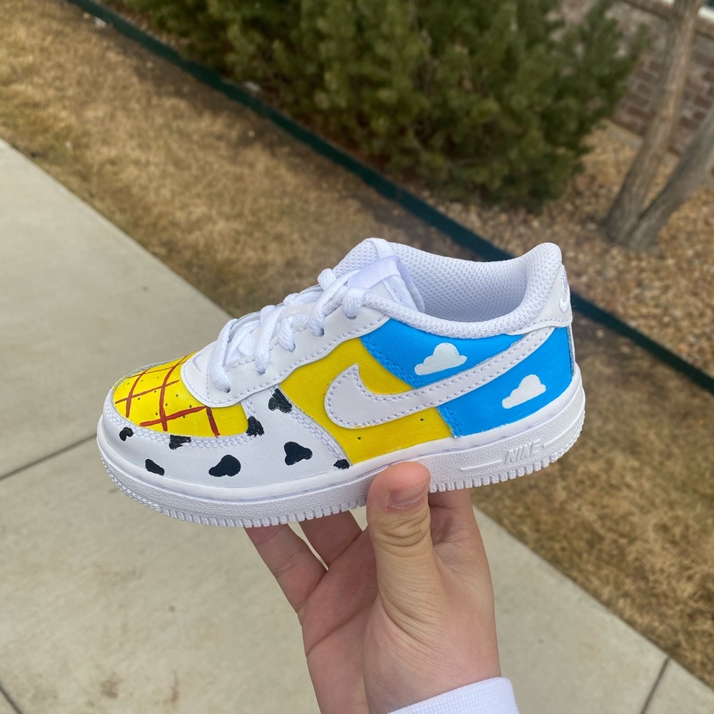 Custom Air Force 1 toy story themed shoe